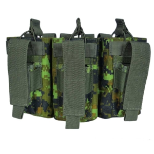 AK/M4+9mm TRIPLE OPEN-TOP MAG POUCH